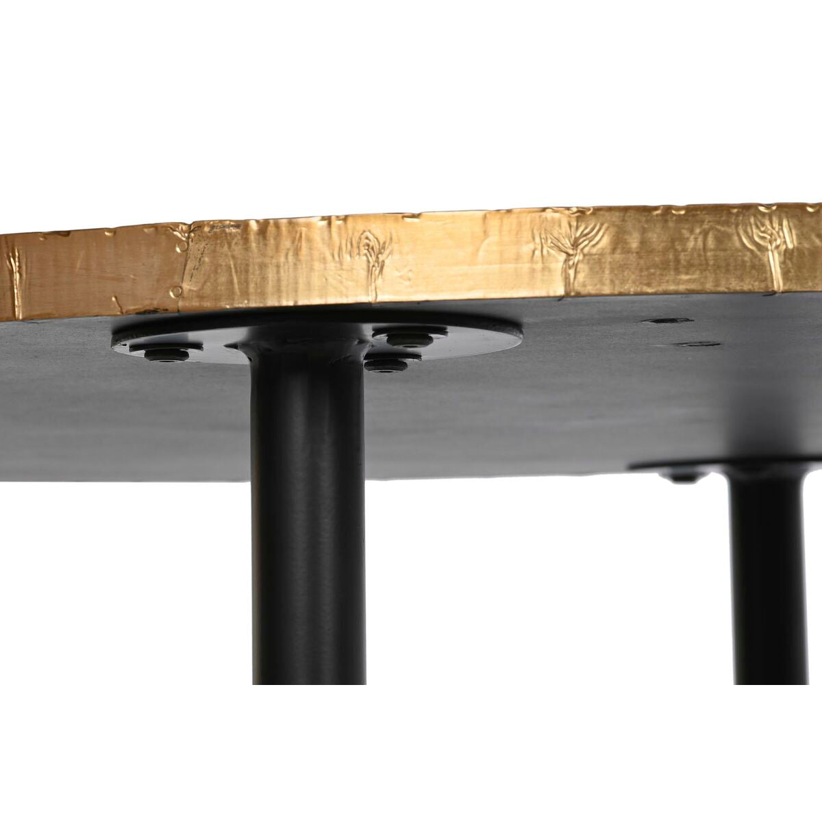 Dkd Home Decor Hoofdtafel Dkd Home Decor Glamour Zwart Gouden Hout Metaal 85 X 85 X 45 Cm