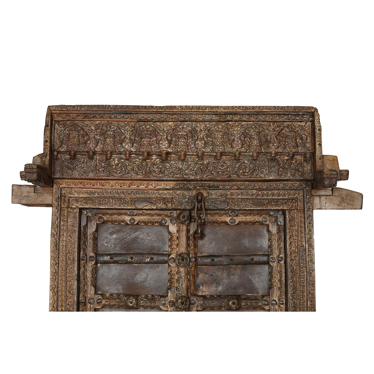 Home Esprit Decoratief Tuinfiguur Home Esprit Bruin Teakhout 120 X 46 X 190 Cm Deur