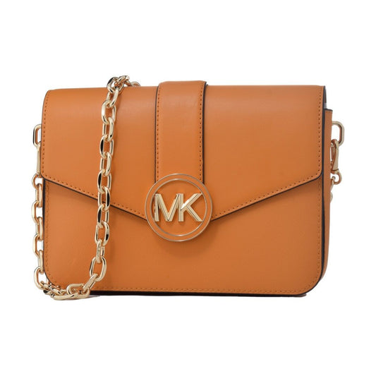 Michael Kors Handtas Dames Michael Kors 35S2Gnml2L-Honey-Comb Oranje 23 X 5 X 17 Cm