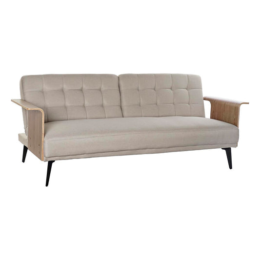 Dkd Home Decor Slaapbank Dkd Home Decor 203 X 87 X 81 Cm Zwart Beige Metaal Bruin