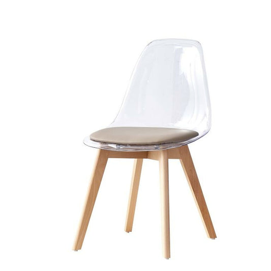 Dkd Home Decor Keukenstoel Dkd Home Decor Beige Hout Polycarbonaat 54 X 47 X 81 Cm