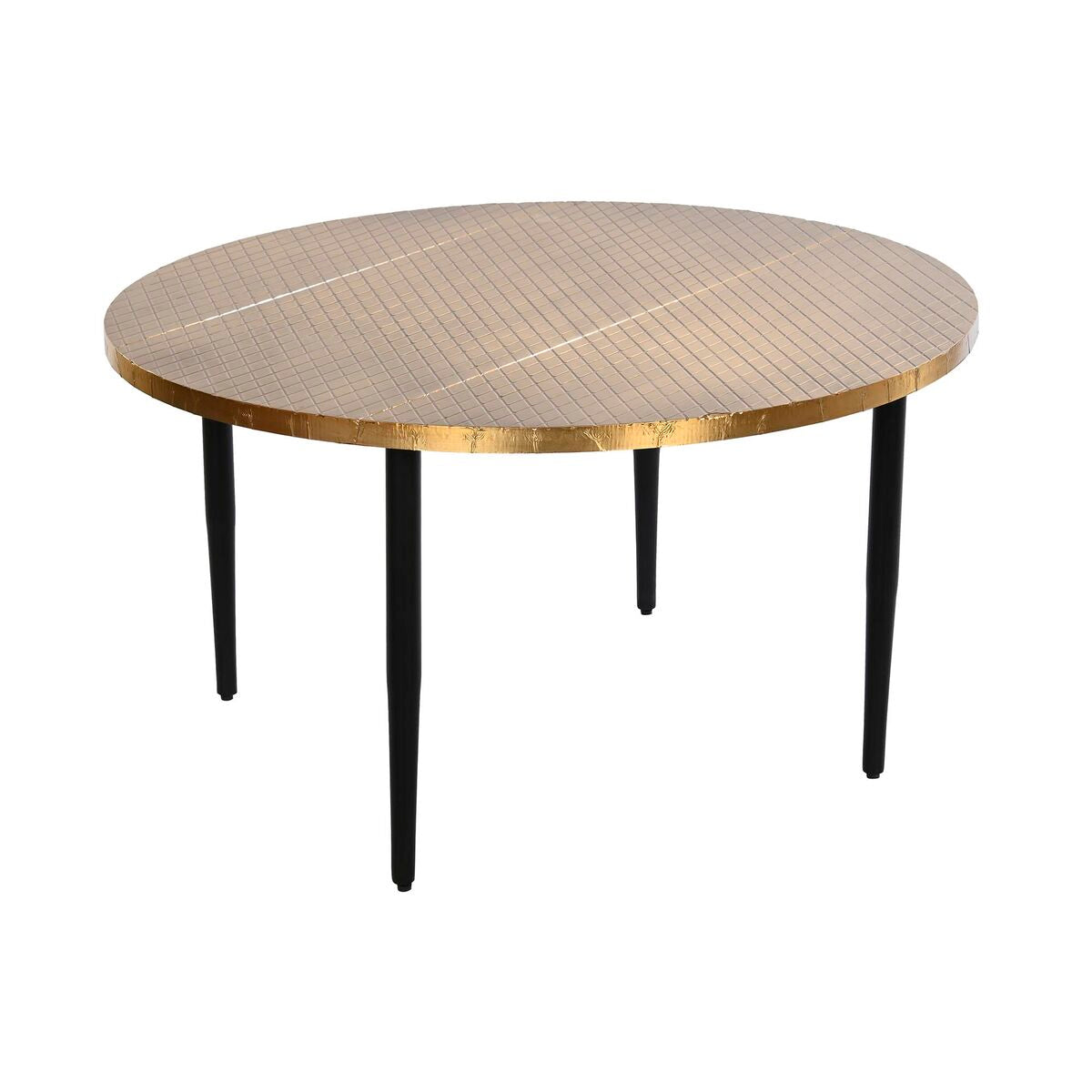 Dkd Home Decor Hoofdtafel Dkd Home Decor Glamour Zwart Gouden Hout Metaal 85 X 85 X 45 Cm