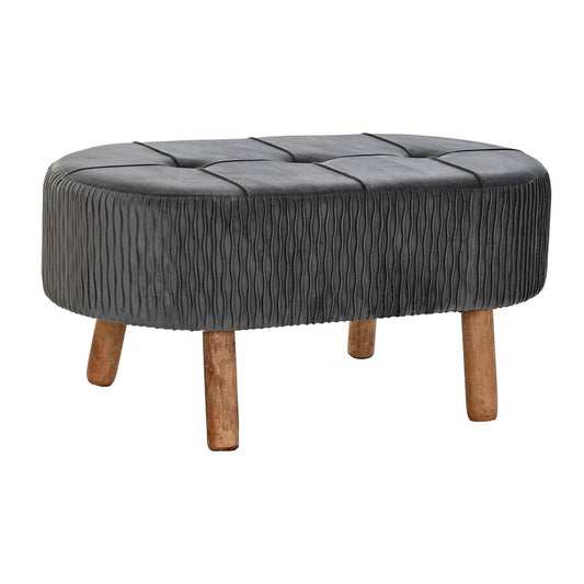 Dkd Home Decor Kruk Dkd Home Decor   Grijs Natuurlijk Donker Grijs Hout 80 X 46 X 38 Cm