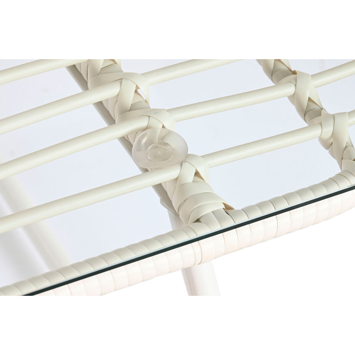 Dkd Home Decor Bank En Tafel Set Dkd Home Decor Metaal Synthetische Rotan 124 X 74 X 84 Cm