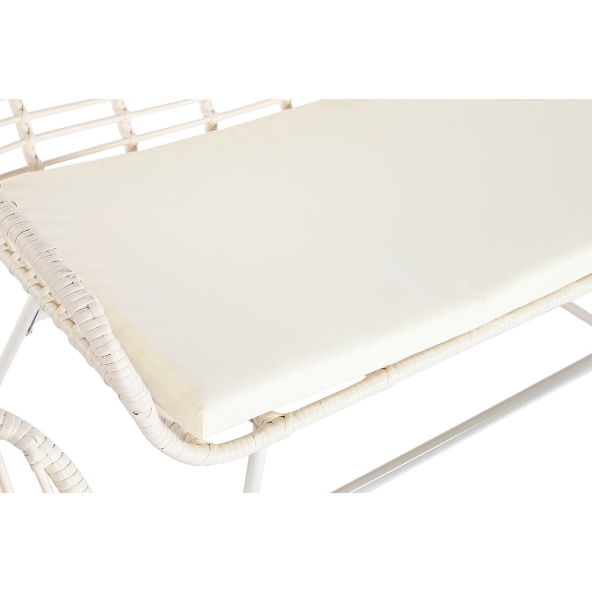 Dkd Home Decor Bank En Tafel Set Dkd Home Decor Metaal Synthetische Rotan 124 X 74 X 84 Cm