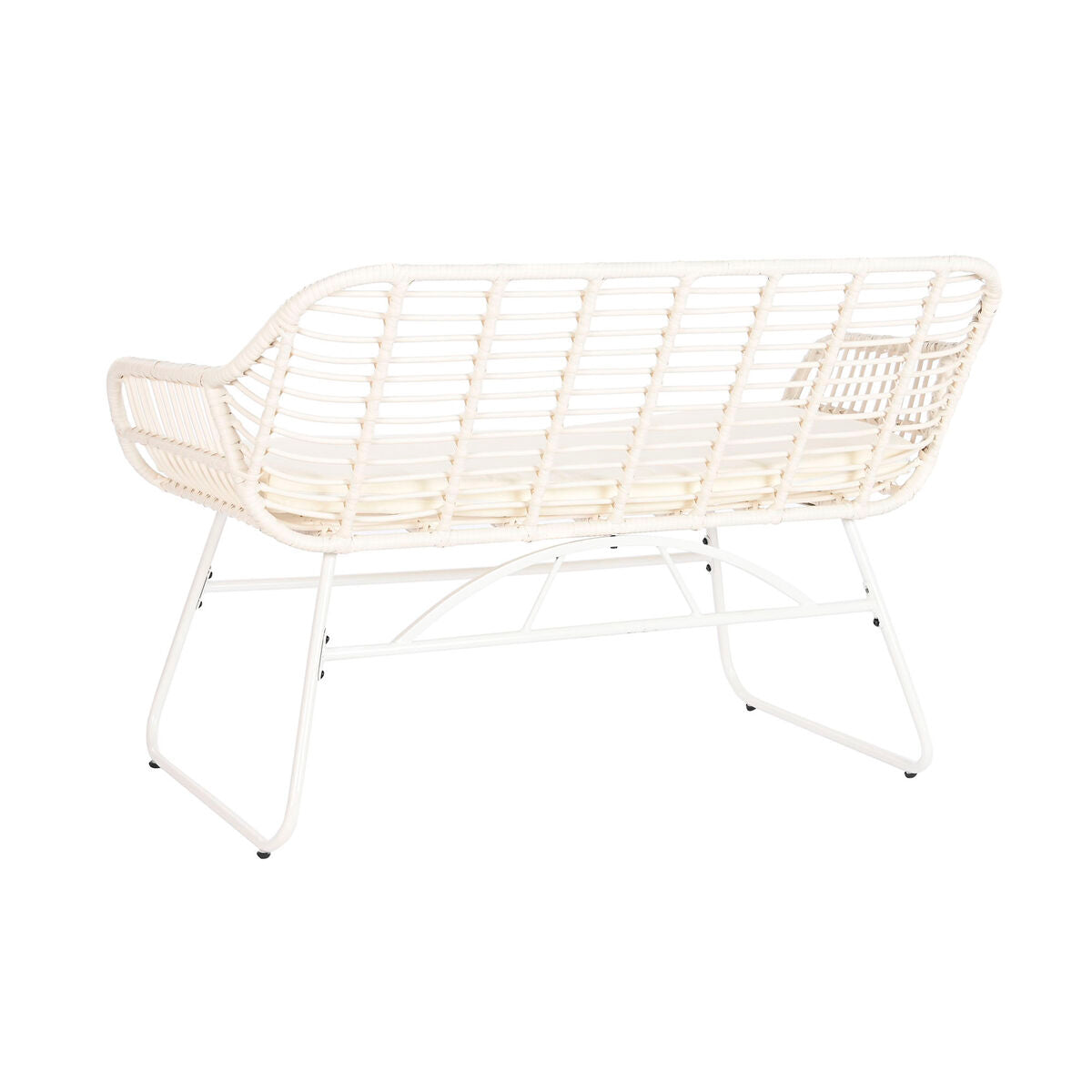 Dkd Home Decor Bank En Tafel Set Dkd Home Decor Metaal Synthetische Rotan 124 X 74 X 84 Cm