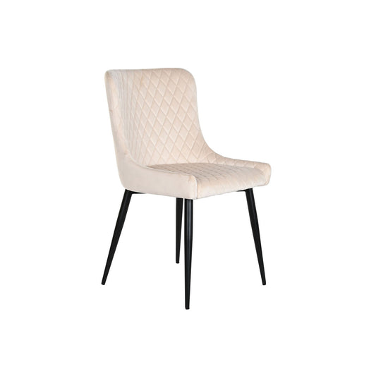 Dkd Home Decor Keukenstoel Dkd Home Decor Beige Metaal Polyester (56 X 51 X 84 Cm)