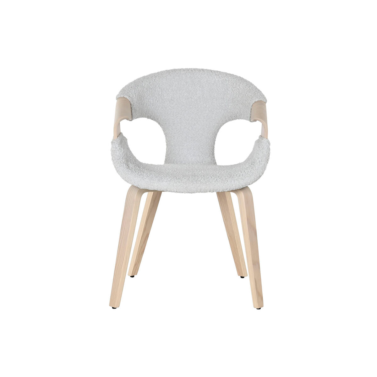 Home Esprit Keukenstoel Home Esprit Grijs Polyester Hout 55,5 X 67,5 X 80,5 Cm