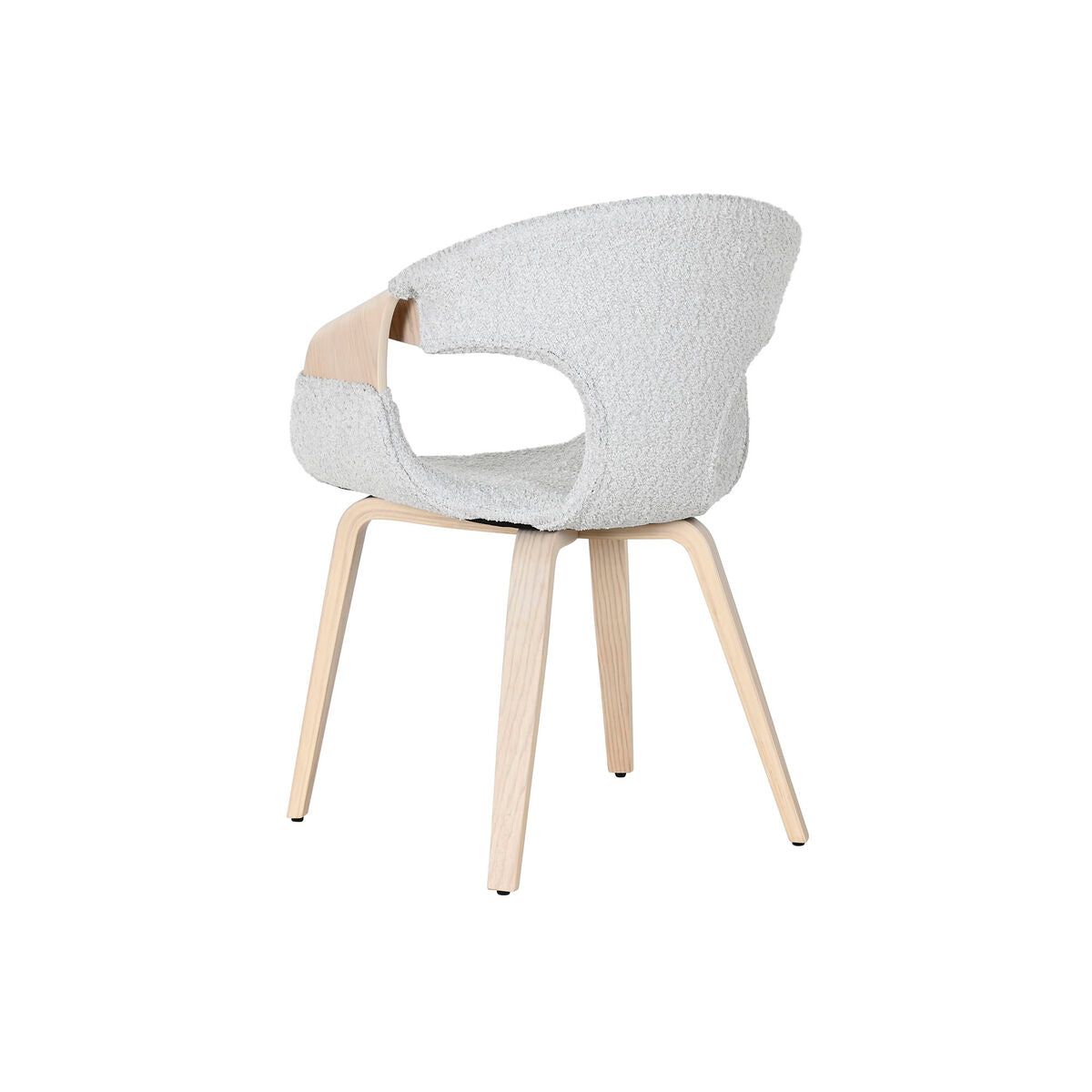 Home Esprit Keukenstoel Home Esprit Grijs Polyester Hout 55,5 X 67,5 X 80,5 Cm