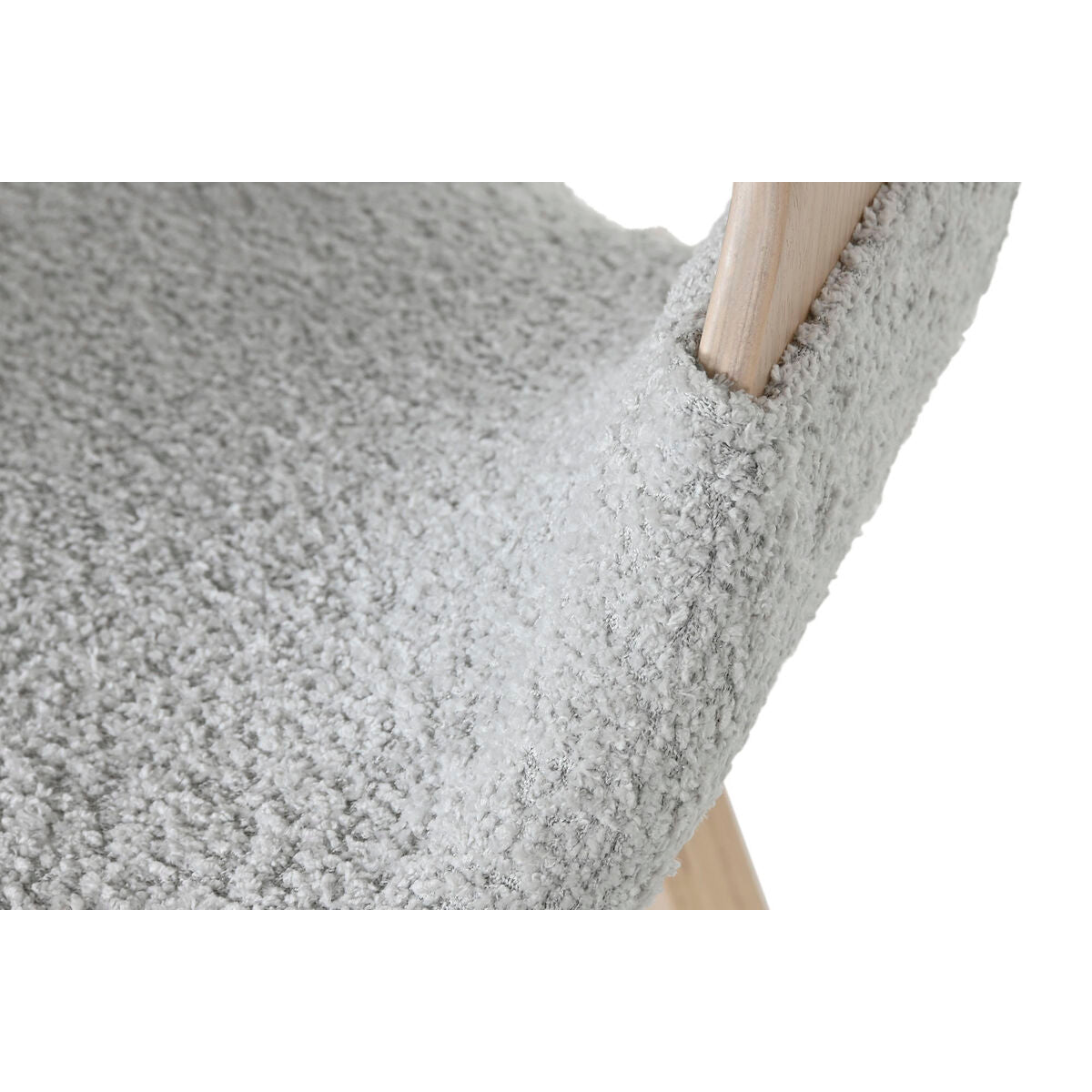 Home Esprit Keukenstoel Home Esprit Grijs Polyester Hout 55,5 X 67,5 X 80,5 Cm