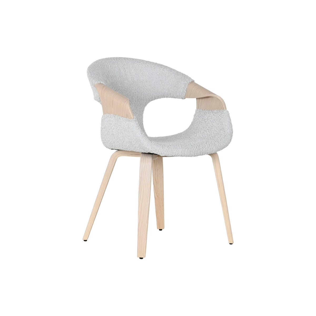 Home Esprit Keukenstoel Home Esprit Grijs Polyester Hout 55,5 X 67,5 X 80,5 Cm