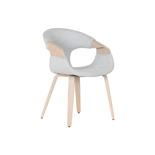 Home Esprit Keukenstoel Home Esprit Grijs Polyester Hout 55,5 X 67,5 X 80,5 Cm