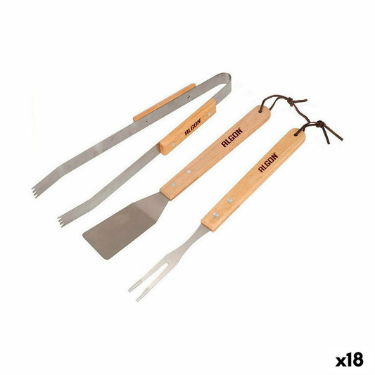Algon Toebehoren Voor De Barbecue Algon Hout 18 Stuks (3 Onderdelen)