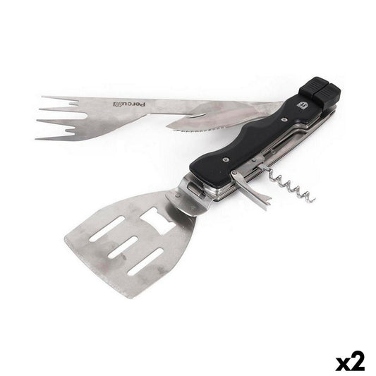 Percutti Multifunctioneel Accessoire Percutti 7-In-1 Barbecue 30 X 10 X 3,5 Cm (2 Stuks)