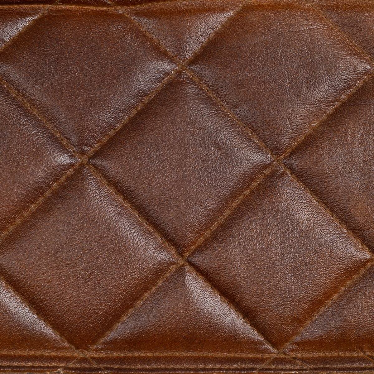 Bigbuy Home Keukenstoel Bruin Zwart Leer Ijzer 76 X 75 X 89 Cm