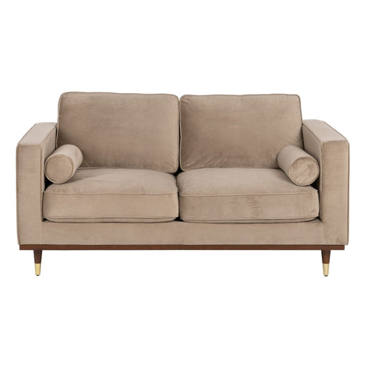 Bigbuy Home Sofa 172 X 89 X 91 Cm Champagne Synthetisch Materiaal Hout Fluweel