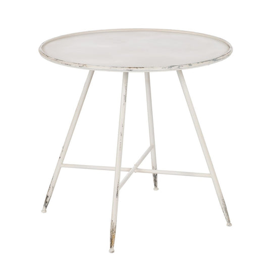 Bigbuy Home Kleine Bijzettafel Crème Ijzer 80 X 80 X 75 Cm