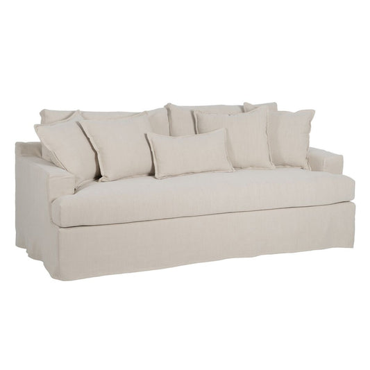 Bigbuy Home Sofa Zwart Crème 215 X 94 X 94 Cm