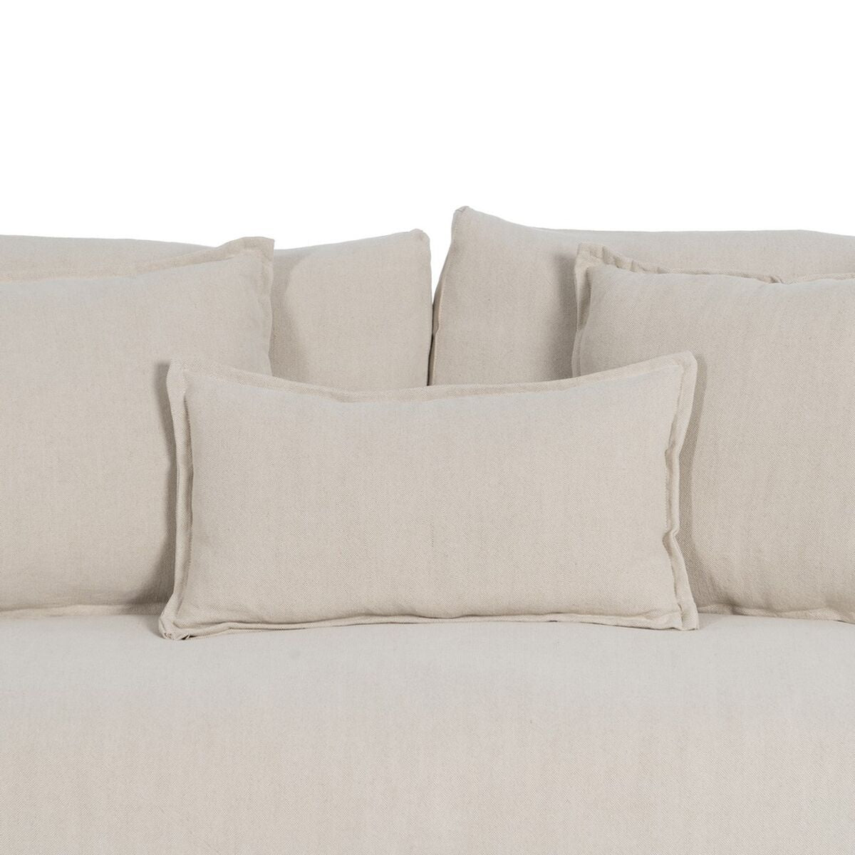 Bigbuy Home Sofa Zwart Crème 215 X 94 X 94 Cm