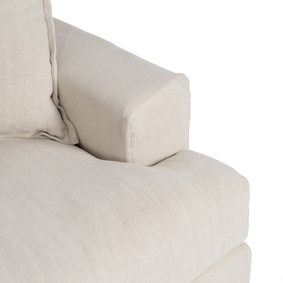 Bigbuy Home Sofa Zwart Crème 215 X 94 X 94 Cm