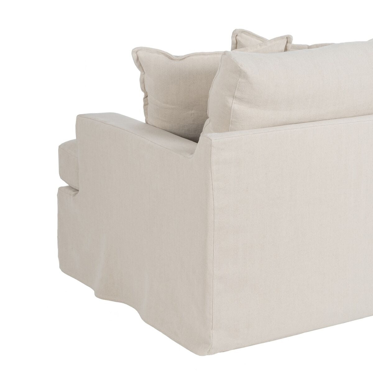Bigbuy Home Sofa Zwart Crème 215 X 94 X 94 Cm