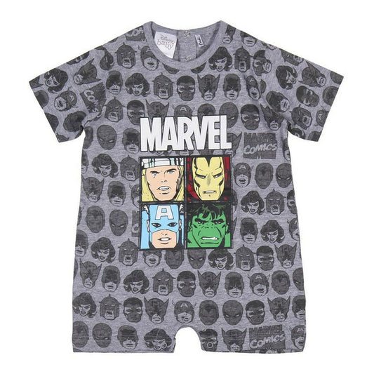 Marvel Baby Rompertje Met Korte Mouwen Marvel Grijs