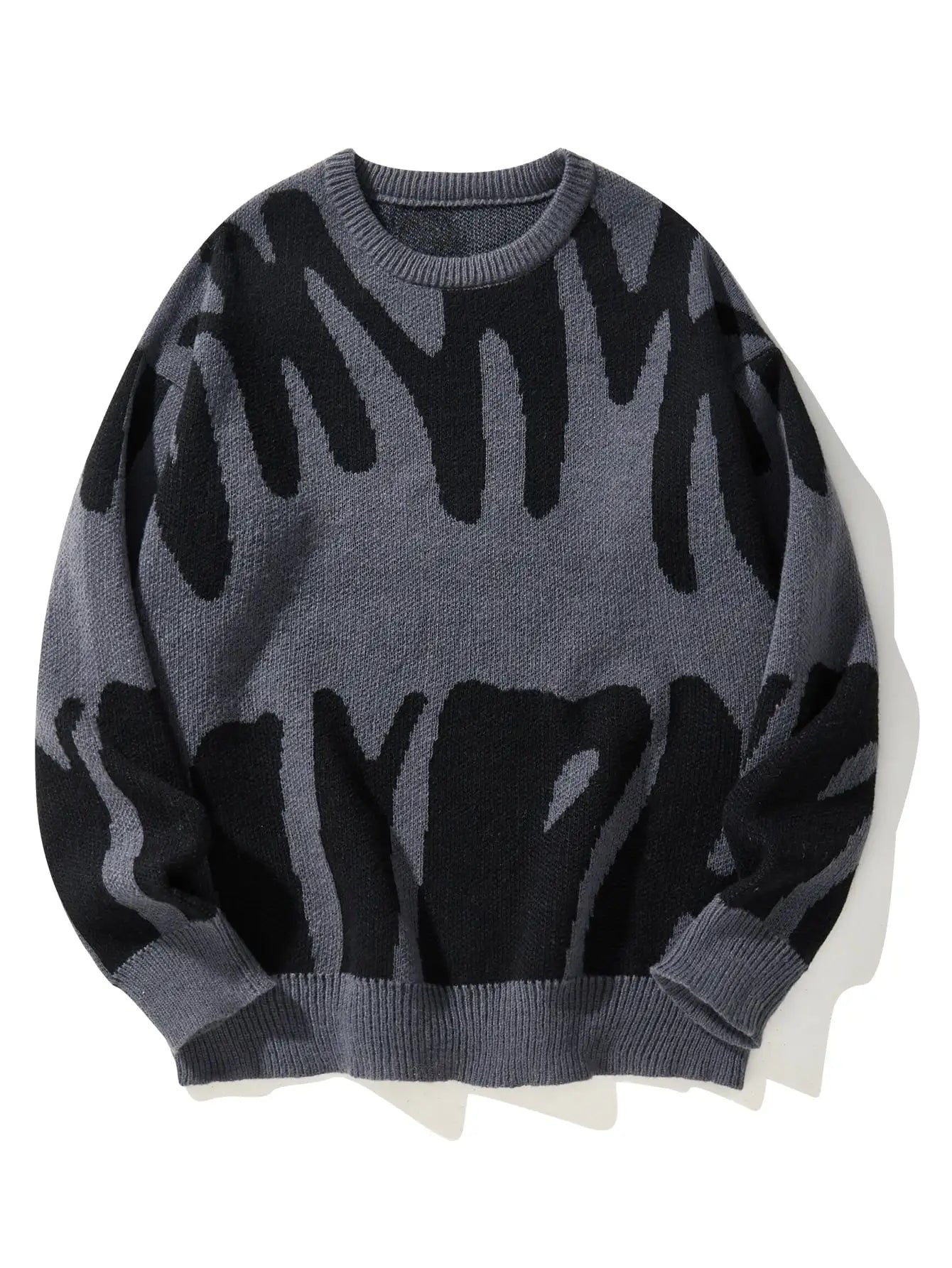 ContrastWave Pullover