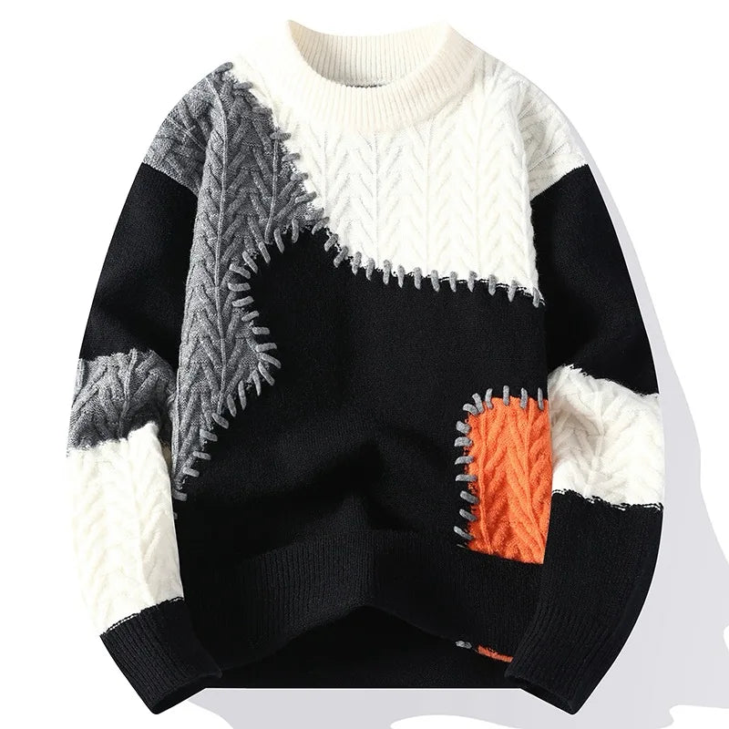 Urban Knit Patchwork Sweater