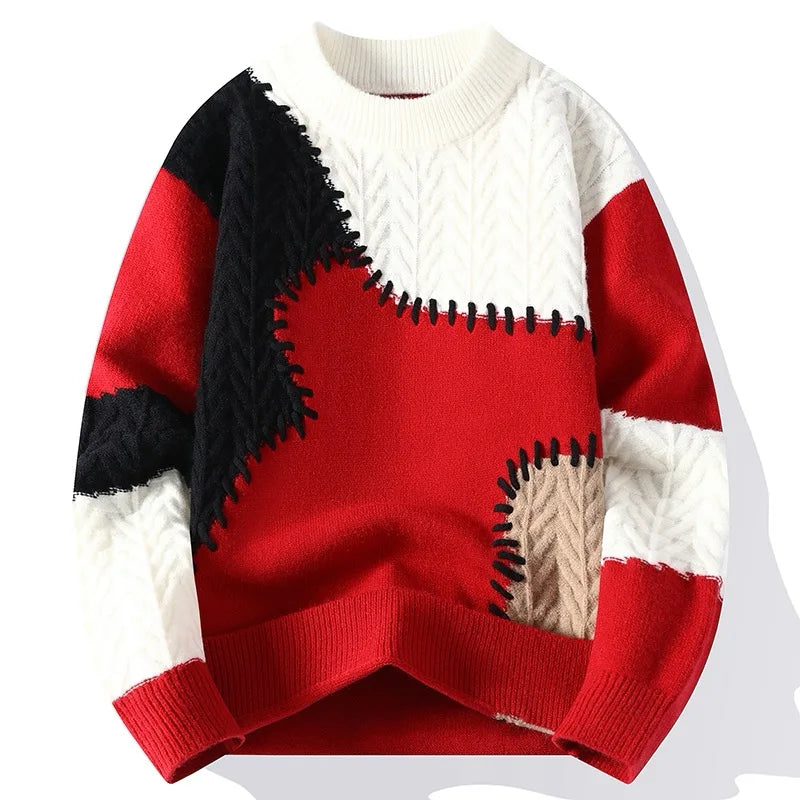 Urban Knit Patchwork Sweater