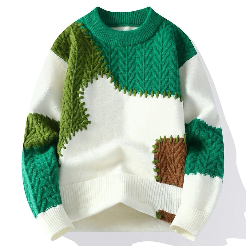 Urban Knit Patchwork Sweater