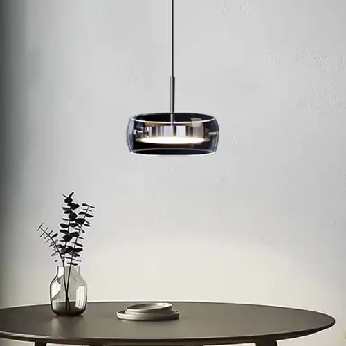 LED Modern Minimalist Glass Pendant Light - 3-Head Dining Room Luxury